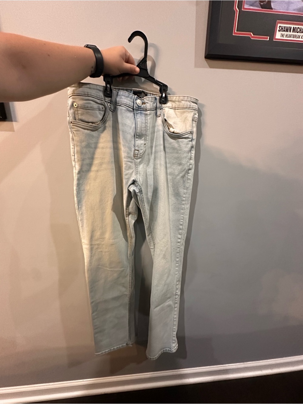 Men's Light Wash Slim Jeans